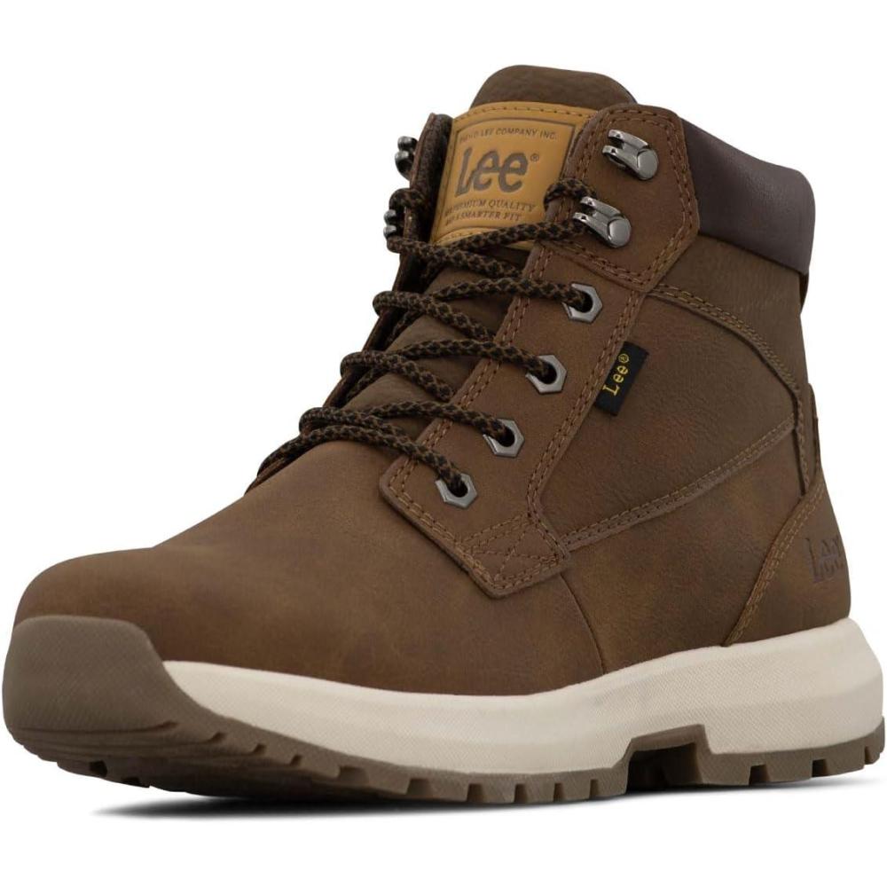 imageLee mens RikerBritish Tan WaxChocolate