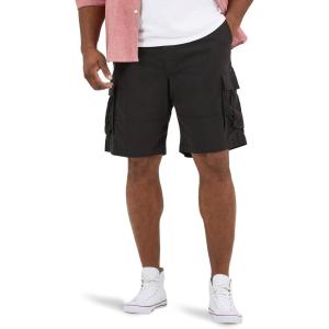Lee Mens Big & Tall Extreme Motion Carolina Cargo Short(Black)