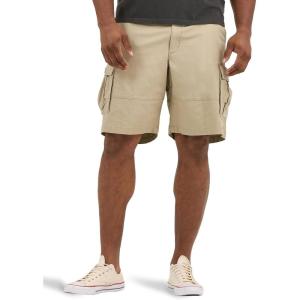 Lee Mens Big & Tall Extreme Motion Carolina Cargo Short(Kansas City Khaki Ripstop)