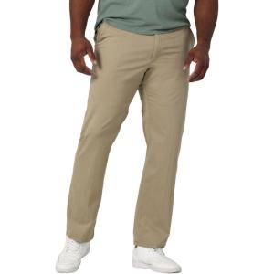 Lee Mens Big & Tall Extreme Motion Flat Front Regular Straight Pant(Original Khaki)