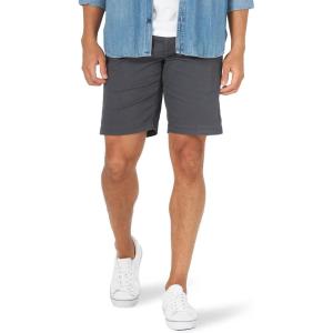 Lee Men’s Big & Tall Extreme Motion Flat Front Short(Charcoal)