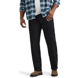 Lee Mens Big & Tall Extreme Motion Relaxed Straight Jean(Black)