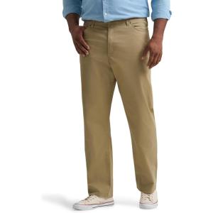 Lee Mens Big & Tall Extreme Motion Relaxed Straight Jean(Kansas City Khaki (Twill))