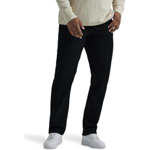 Lee Mens Big & Tall Legendary Regular Straight Jean(Overdye Black)