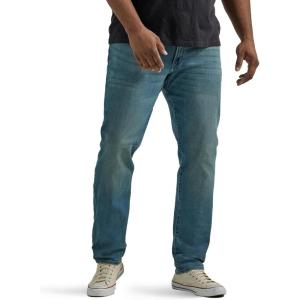 Lee Men’s Big & Tall Performance Series Extreme Motion Straight Fit Tapered Leg Jean(Radical)