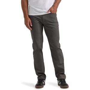Lee Mens Extreme Motion Performance 5 Pocket Regular Straight Pant(Static Gray)