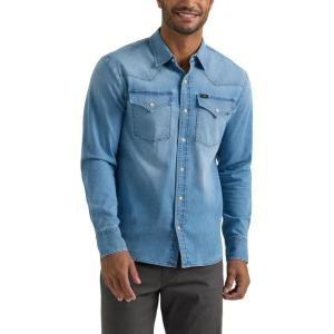 Lee Mens Heritage Western Shirt(Light Worn in Wash)