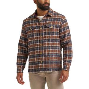 Lee Mens Legendary Overshirt(Copper Deep Wine Plaid)