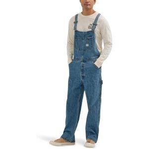 Lee Mens Workwear Bib Overall(Mid Wash)