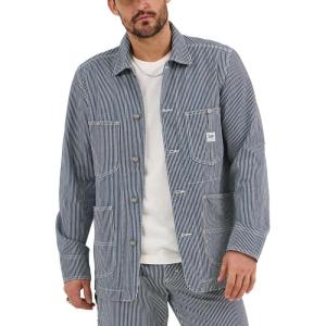Lee Mens Workwear Loose Fit Chore Coat(Railroad)