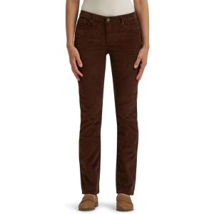Lee Womens Legendary Mid Rise Straight Leg Jean(Bistre Cord)