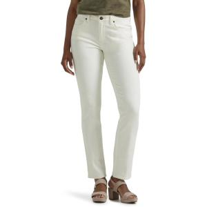 Lee Womens Legendary Mid Rise Straight Leg Jean(Ecru)