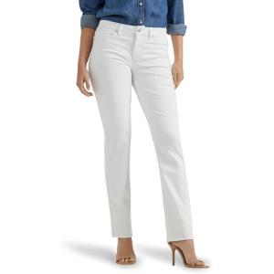 Lee Womens Legendary Mid Rise Straight Leg Jean(White)