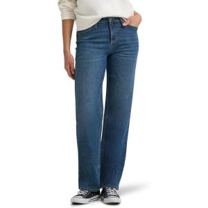 Lee Womens Legendary Relaxed Straight Jean(Indigo Quilt)