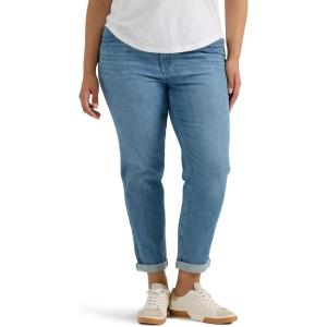 Lee Womens Plus Size Legendary Mid Rise ’90s Taper Jean(Lesson Learned)