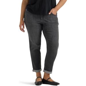 Lee Womens Plus Size Legendary Mid Rise ’90s Taper Jean(Rising Moon)