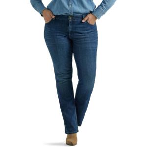 Lee Womens Plus Size Legendary Mid Rise Bootcut Jean(Compass)