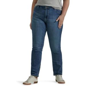 Lee Womens Plus Size Legendary Mid Rise Straight Leg Jean(Seattle)