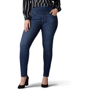 Lee Womens Plus Size Sculpting Slim Fit Skinny Leg Pull on Jean(Landslide)