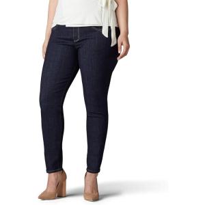 Lee Womens Plus Size Sculpting Slim Fit Skinny Leg Pull on Jean(Slumber)