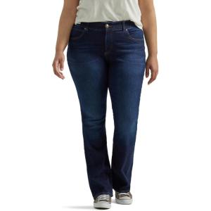 Lee Womens Plus-Size Flex Motion Regular Fit Bootcut Jean(Main Thrill)