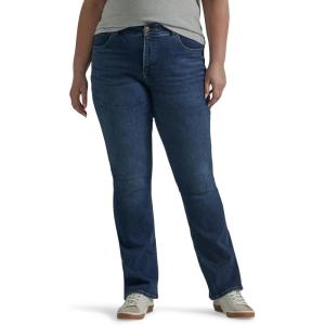 Lee Womens Plus-Size Flex Motion Regular Fit Bootcut Jean(Star Rise)