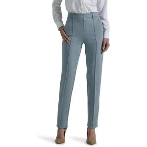 Lee Womens Ultra Lux Comfort Any Wear Straight Leg Pant(Concrete Gray)