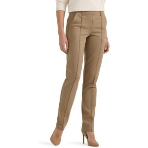 Lee Womens Ultra Lux Comfort Any Wear Straight Leg Pant(Oscar Khaki)