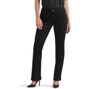 Lee Women’s Ultra Lux Comfort with Flex Motion Bootcut Jean(Black)