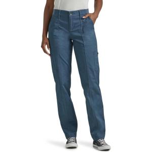 Lee Womens Ultra Lux Comfort with Flex-to-go Utility Pant(Deep Waters)