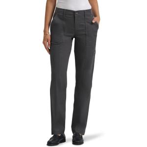 Lee Womens Ultra Lux Comfort with Flex-to-go Utility Pant(Static Gray)