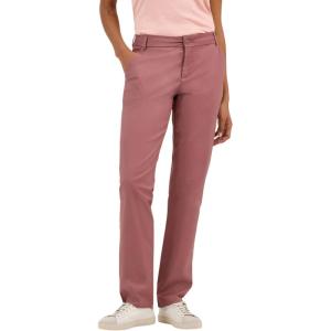 Lee Womens Wrinkle Free Relaxed Fit Straight Leg Pant(Henna)