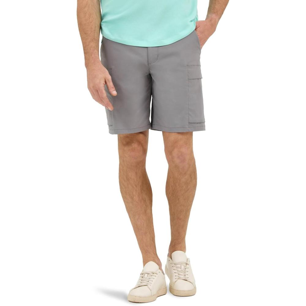 imageLee Mens Extreme Motion Synthetic Ripstop Cargo ShortHd Lee Gray