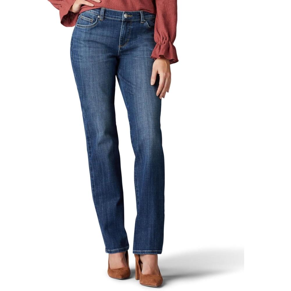 imageLee Womens Relaxed Fit Straight Leg JeanJaded