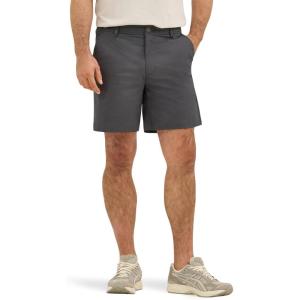 Lee Mens Extreme Motion 7″ Flat Front Short(Static Gray)