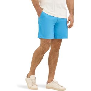 Lee Mens Extreme Motion 7″ Flat Front Short(Stream Blue)