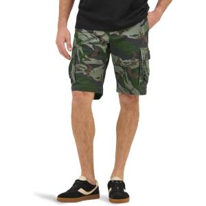 Lee Mens Extreme Motion Carolina Cargo Short(Olive Macon Camo Ripstop)
