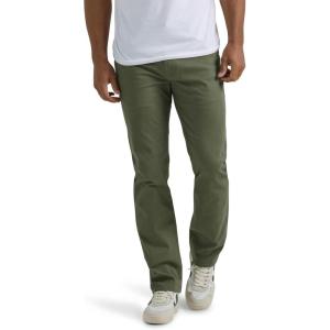 Lee Mens Extreme Motion Regular Straight Jean(Olive Grove (Twill))