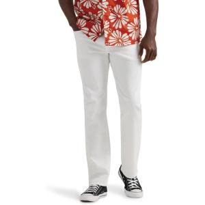 Lee Mens Extreme Motion Regular Straight Jean(White)