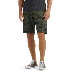 Lee Mens Extreme Motion Swope Cargo Short(Green Granite Camo)