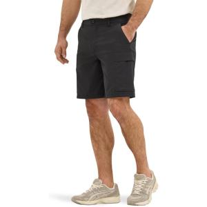 Lee Mens Extreme Motion Synthetic Ripstop Cargo Short(Union-all Black)