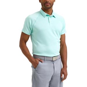 Lee Mens Golf Series Short Sleeve Performance Polo Shirt(Sea Grass)