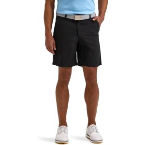 Lee Mens Golf Series Synthetic Flat Front Chino Short(Black)