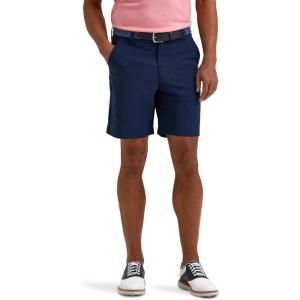 Lee Mens Golf Series Synthetic Flat Front Chino Short(Peacoat)