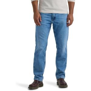 Lee Mens Legendary Relaxed Straight Jean(Coast-gray Fleece-lined)