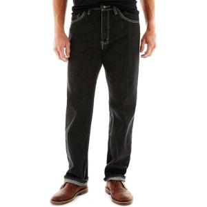 Lee Men’s Regular Fit Straight Leg Jean(Black Quartz)