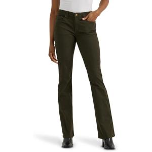 Lee Women’s Legendary Mid Rise Bootcut Jean(Dark Olive Night)