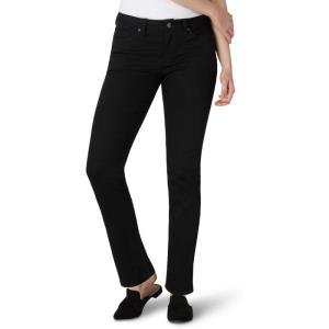Lee Women’s Legendary Mid Rise Straight Leg Jean(Black)