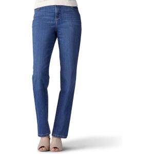Lee Women’s Legendary Mid Rise Straight Leg Jean(Seattle Blue)