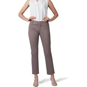Lee Women’s Petite Relaxed Fit All Day Straight Leg Pant(Falcon Brown)